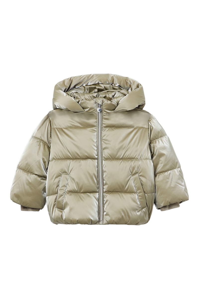 Doudoune à capuche Beige