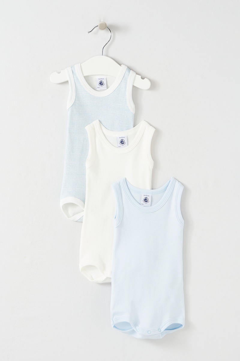 3 bodies Bleu et blanc