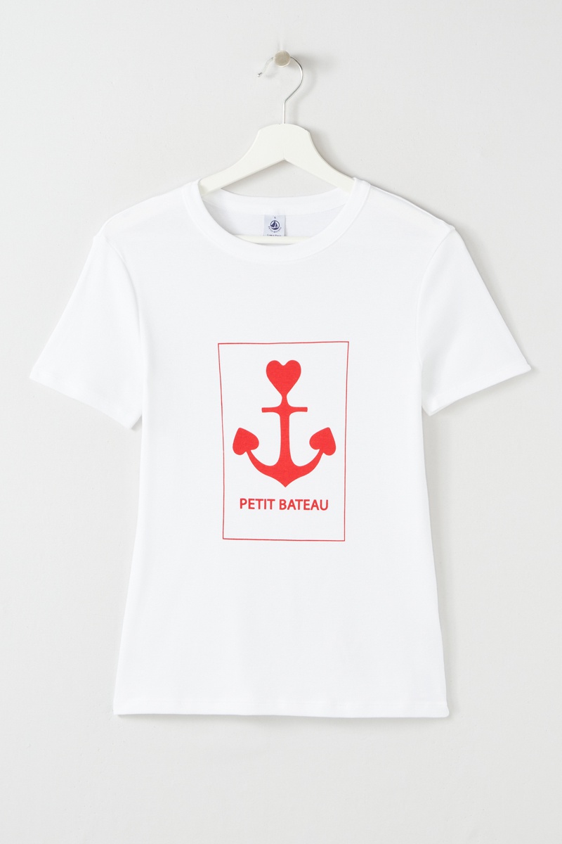 T-shirt Blanc et rouge