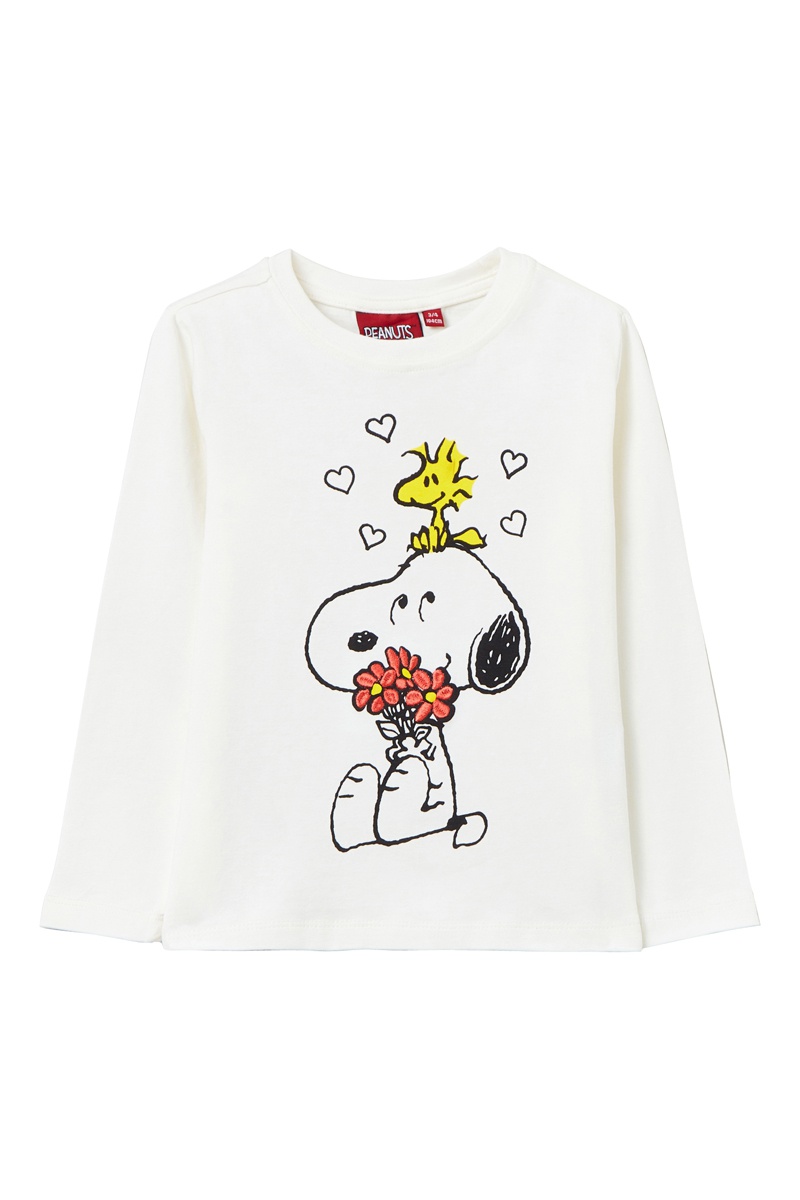 T-shirt Snoopy Snoopy et les Peanuts Blanc