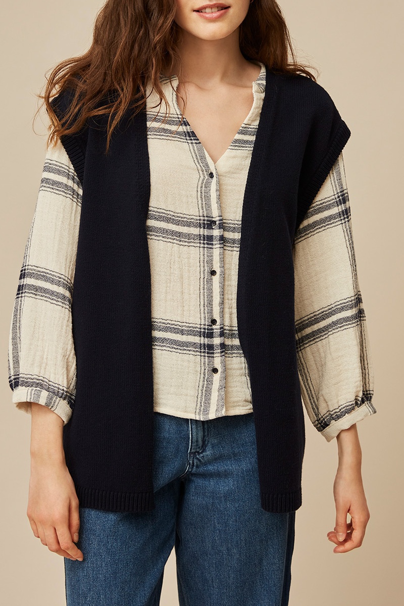 Gilet Tobio Bleu marine