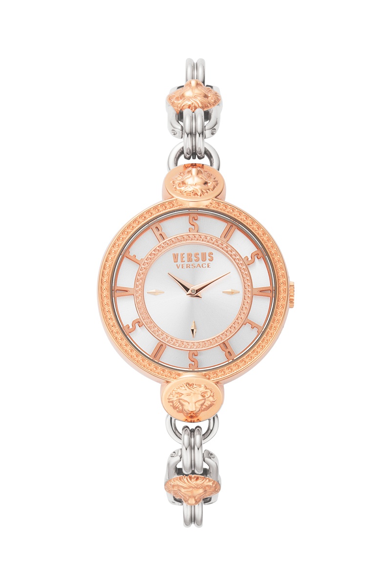 Montre à quartz plaqué or rose Les Docks