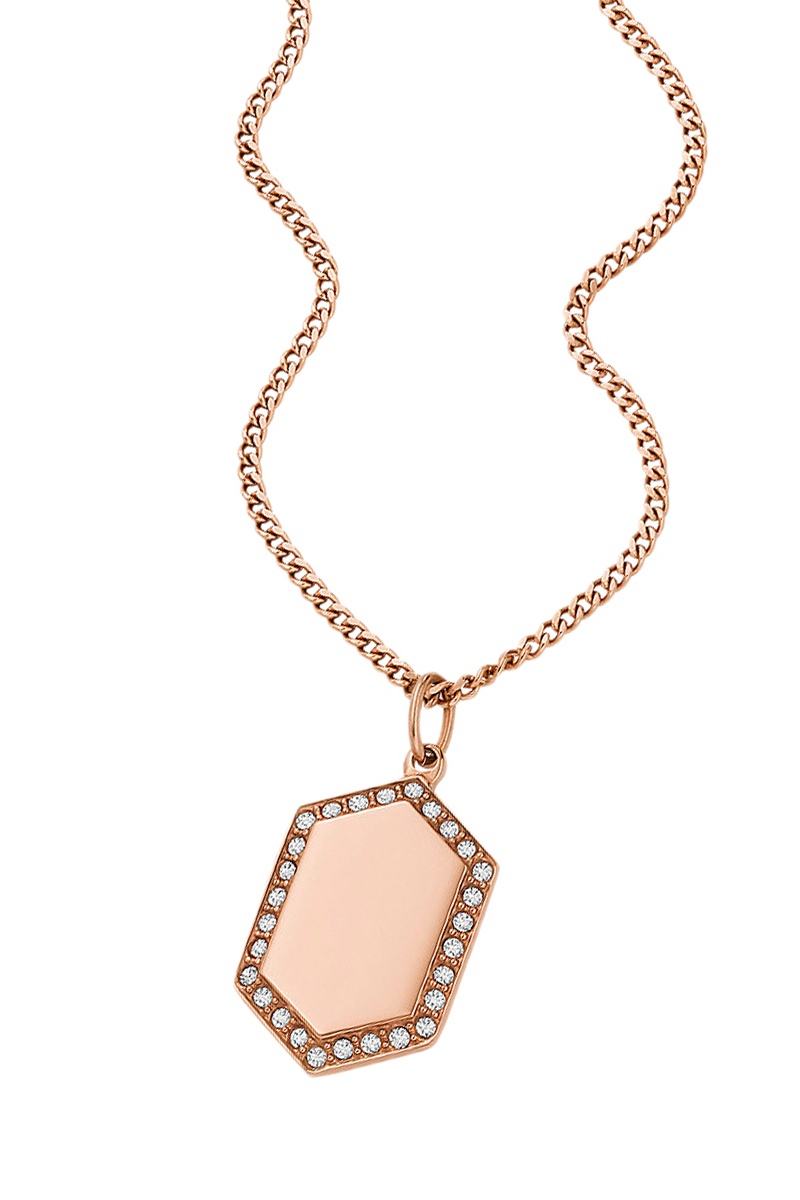 Sautoir Elliott - Doré rose