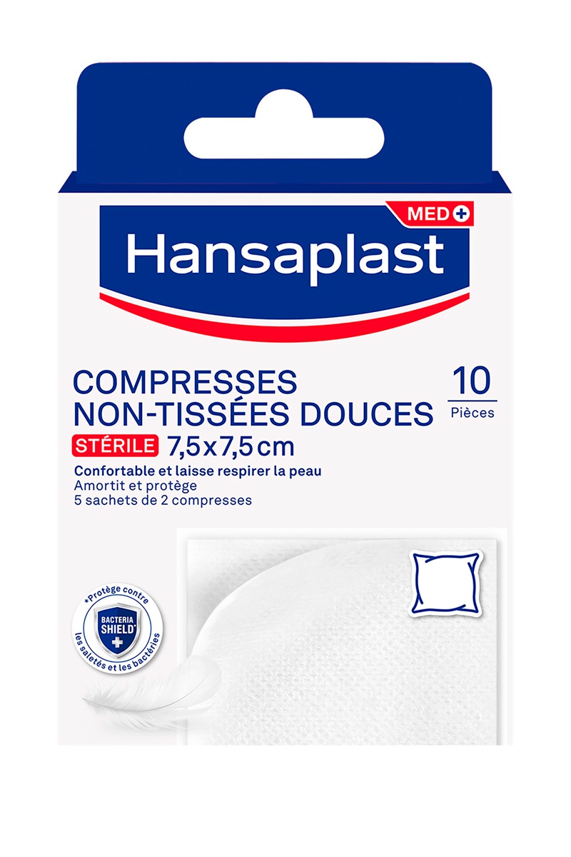 5 x 10 compresses non-tissées