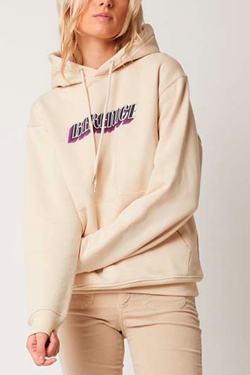 Sweat à capuche Beige