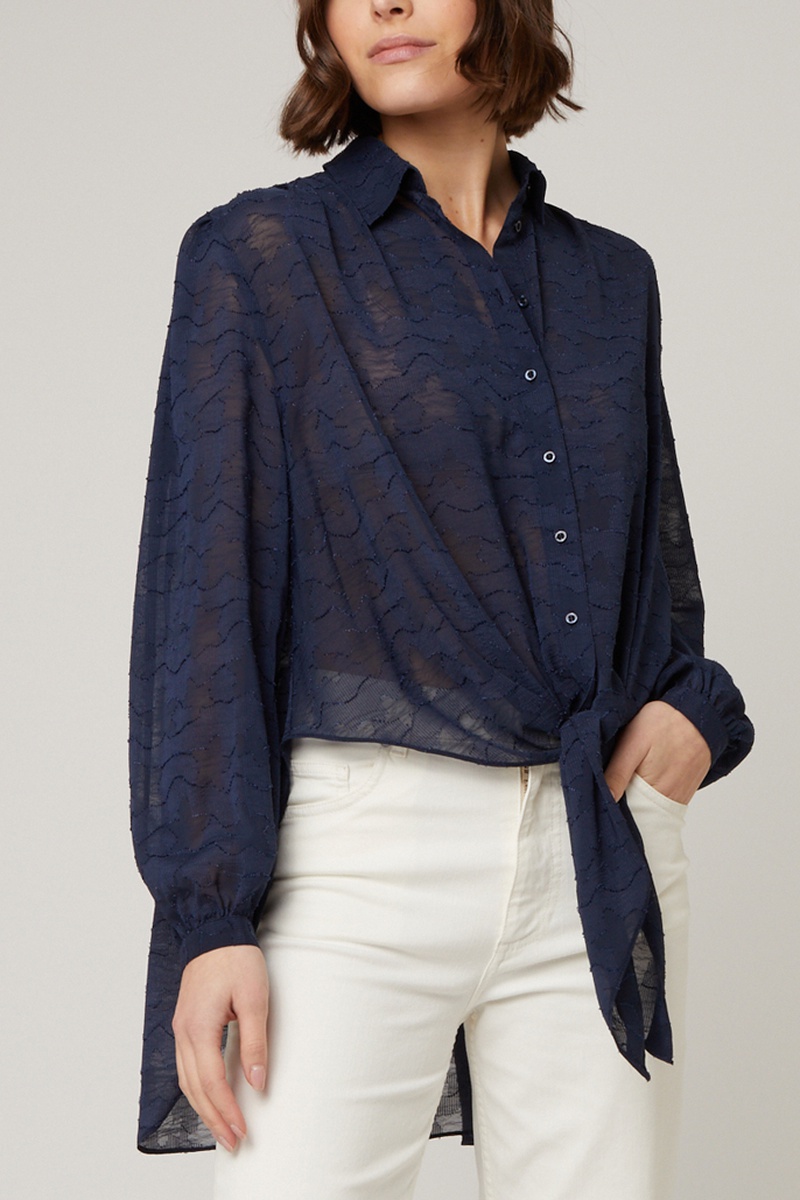Chemisier Bleu marine