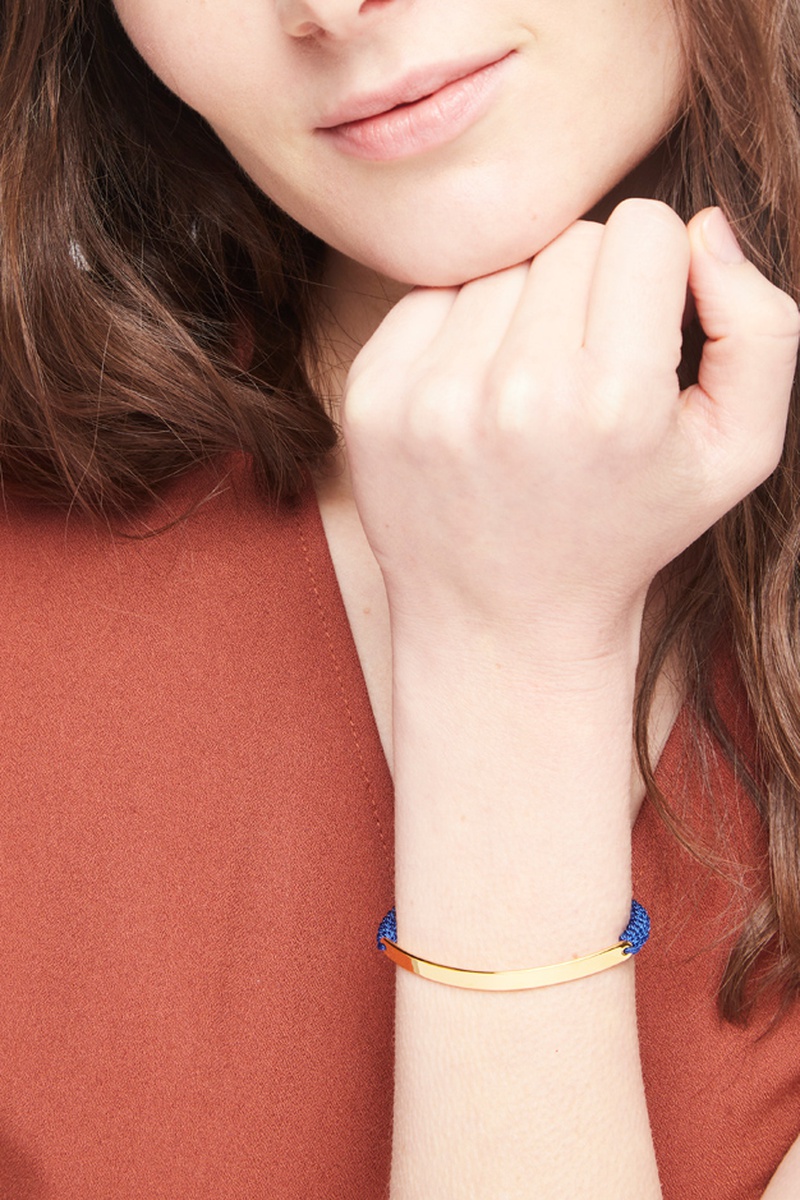 Bracelet Love Bridge Festival - Argent plaqué or jaune et zircons 