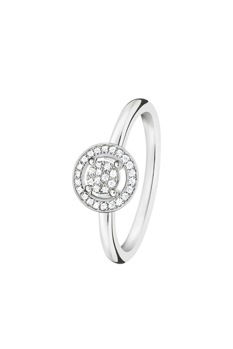 Bague - Argent et diamants