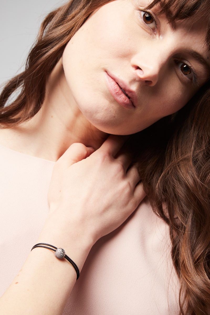 Bead - Argent et zircons