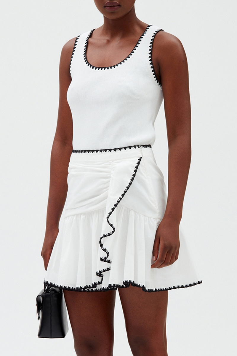 Débardeur Blanc et noir