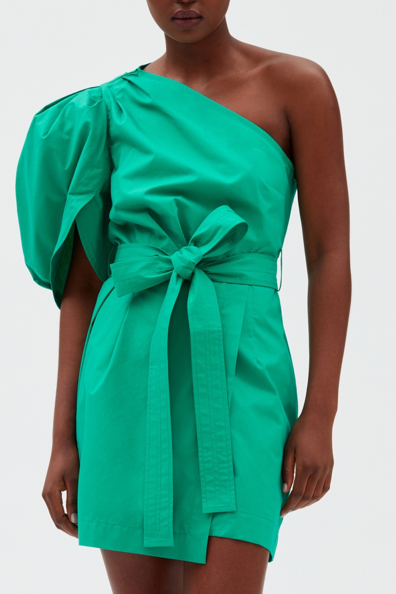 Robe asymétrique Vert clair