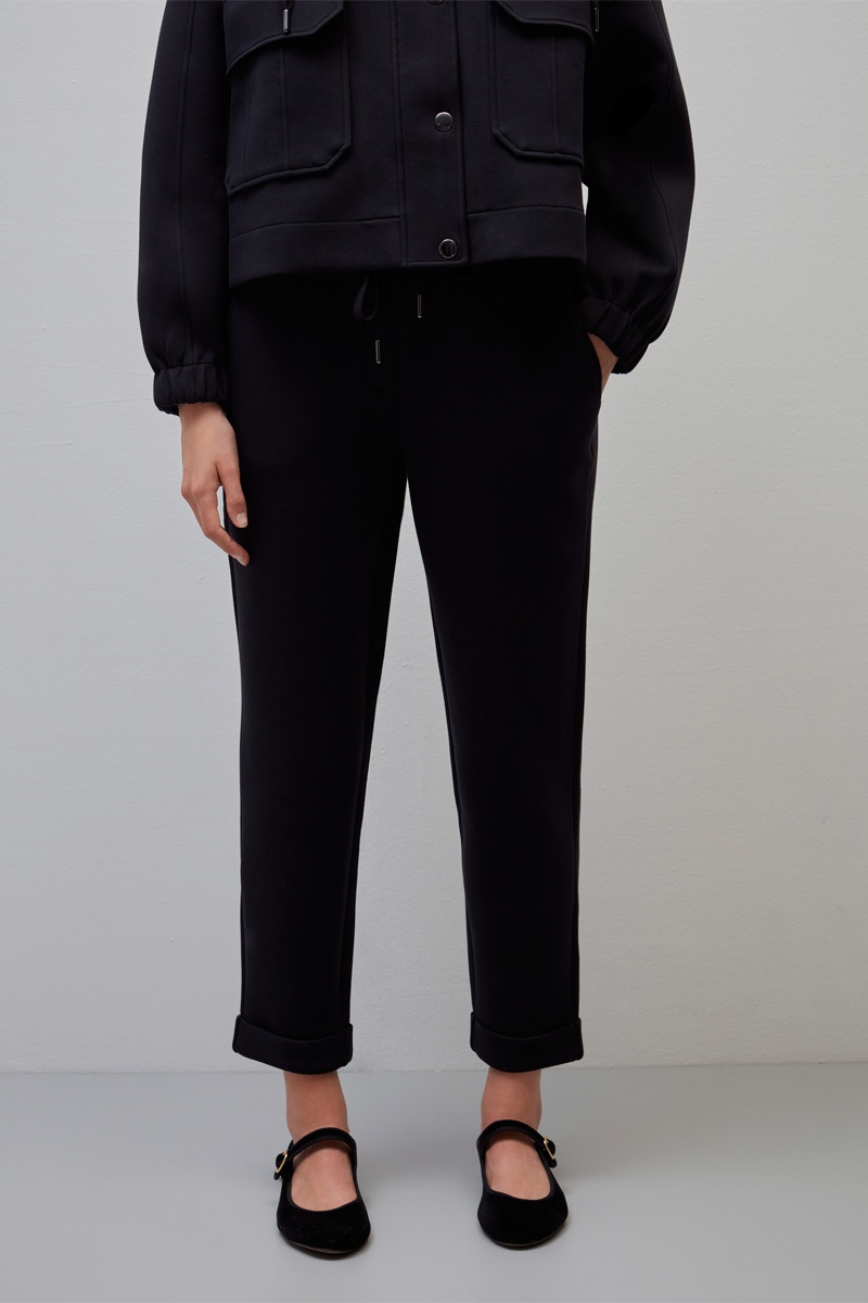 Pantalon droit 7/8 Noir