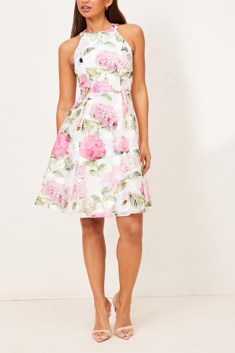 Robe patineuse Blanc