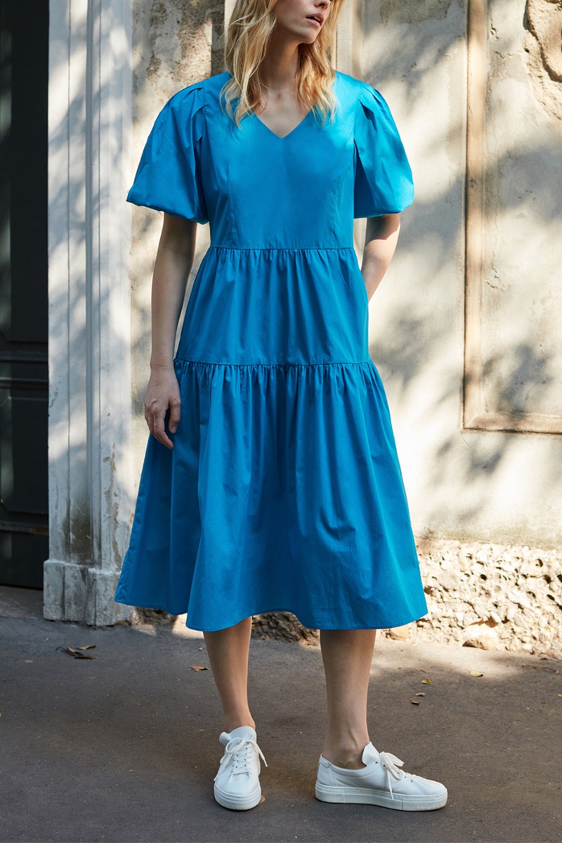 Robe midi Bleu clair