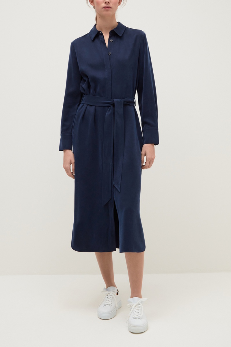 Robe chemise Bleu marine