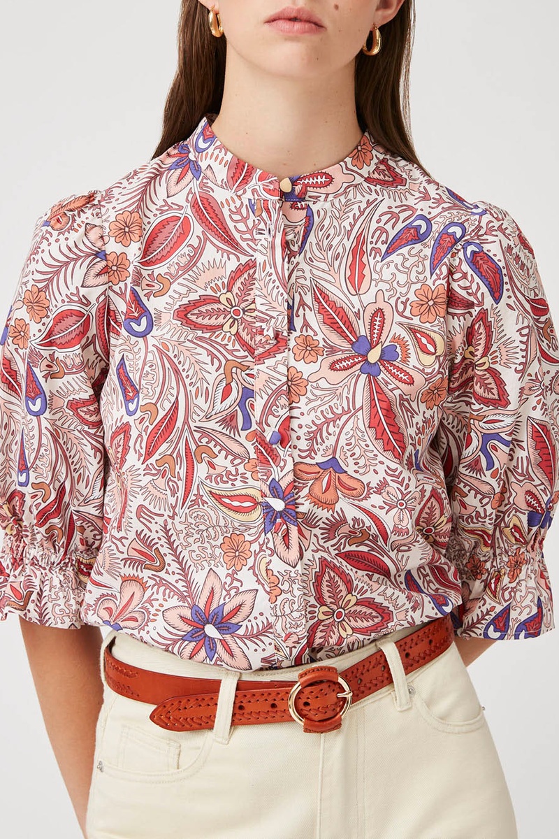 Chemisier Liona Rouge