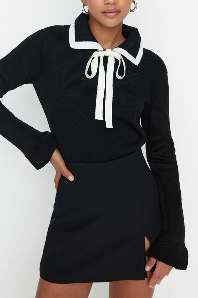 Trendyol Mujer Negro Jersey