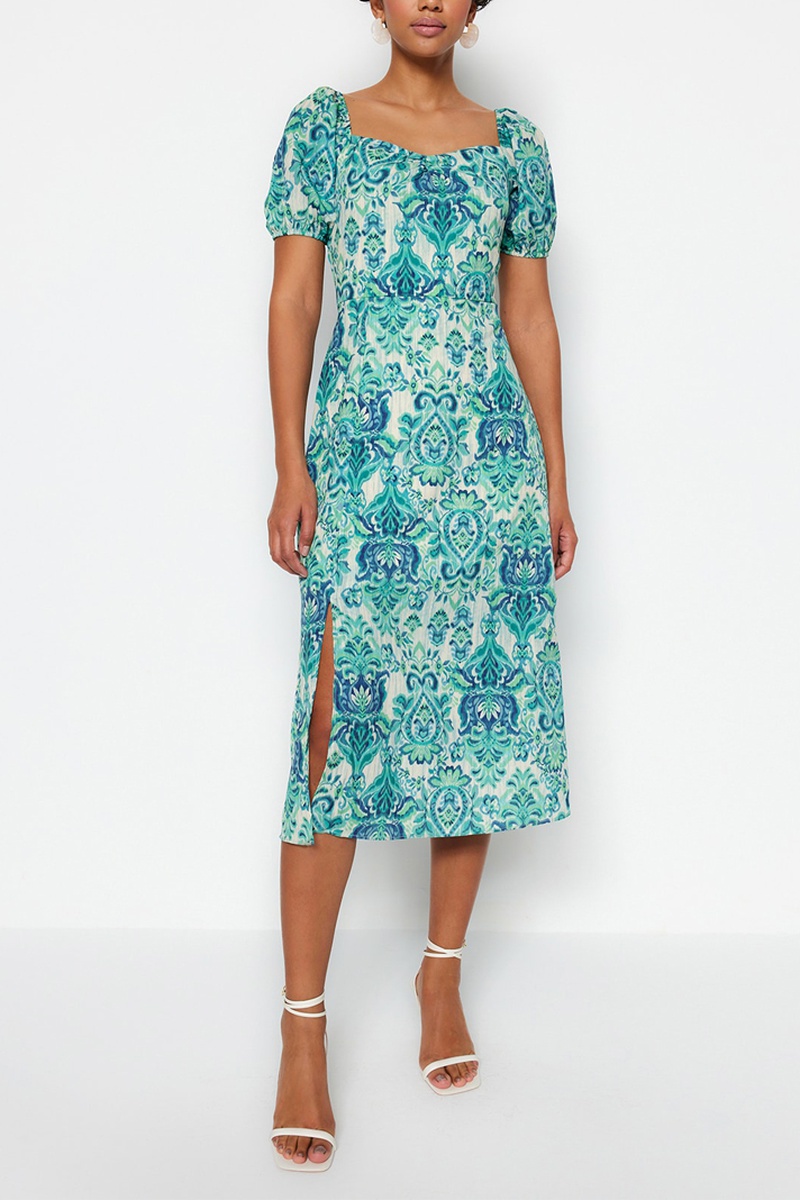 Grimelange Mujer Azul Vestido Largo