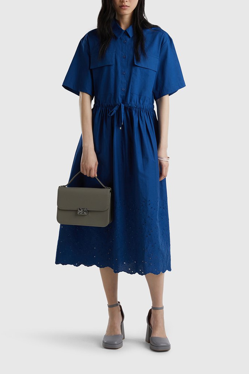 Robe midi Bleu roi