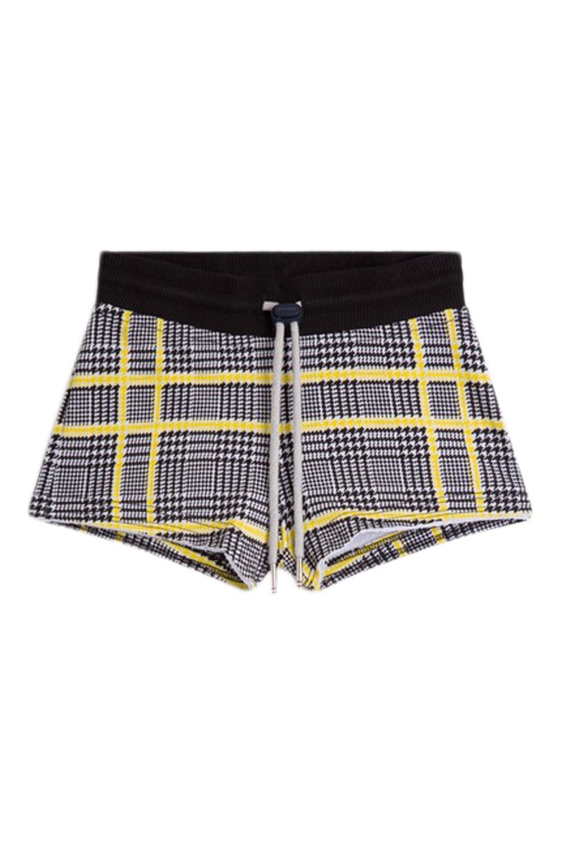 Short Cardif Kid Shorty Print Noir et gris