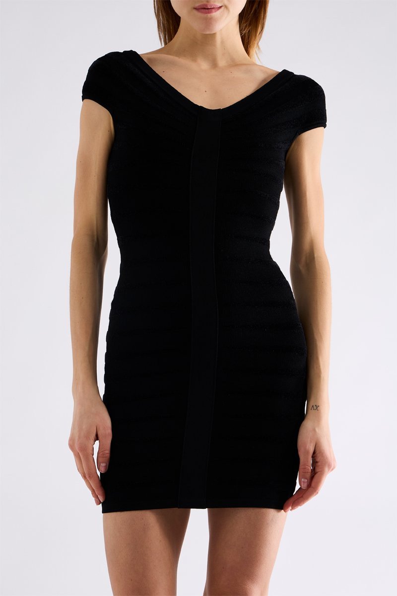 Robe Fourreau Ann Taylor LOFT – Taille 6, Manches Courtes, Gris/Noir, Bureau