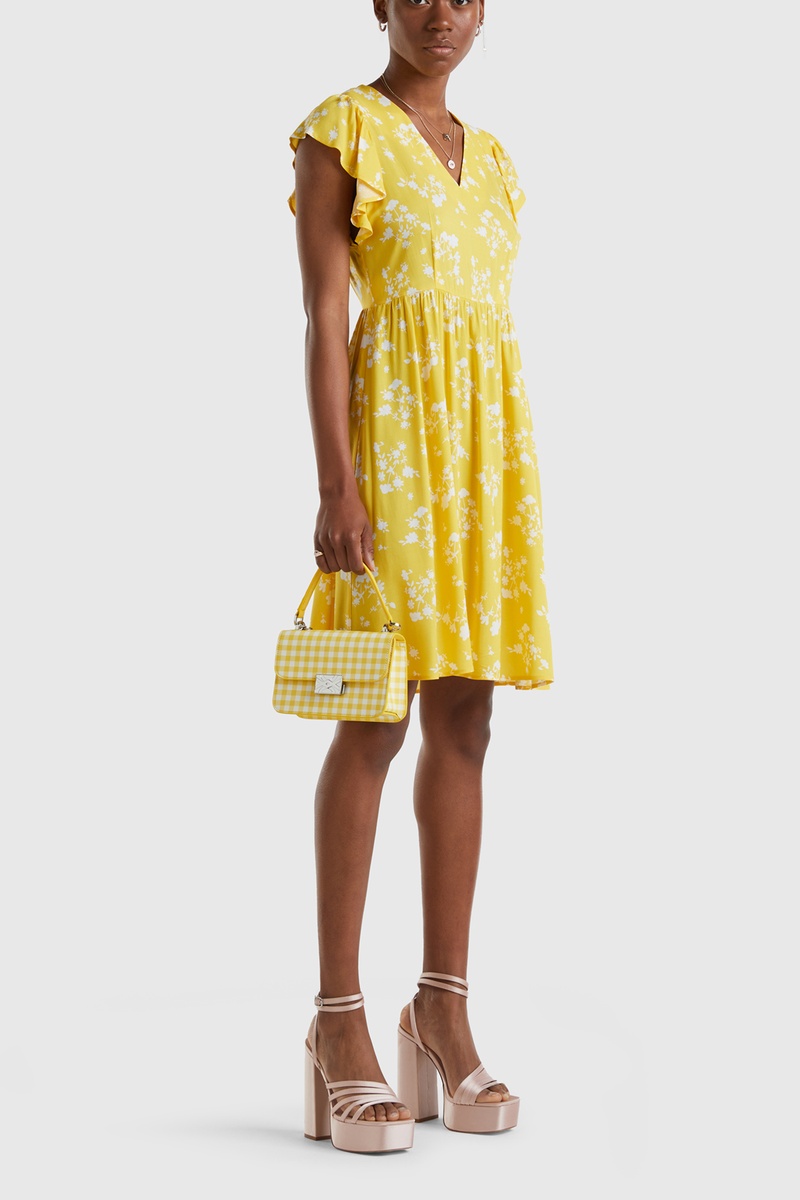 Robe patineuse - Jaune