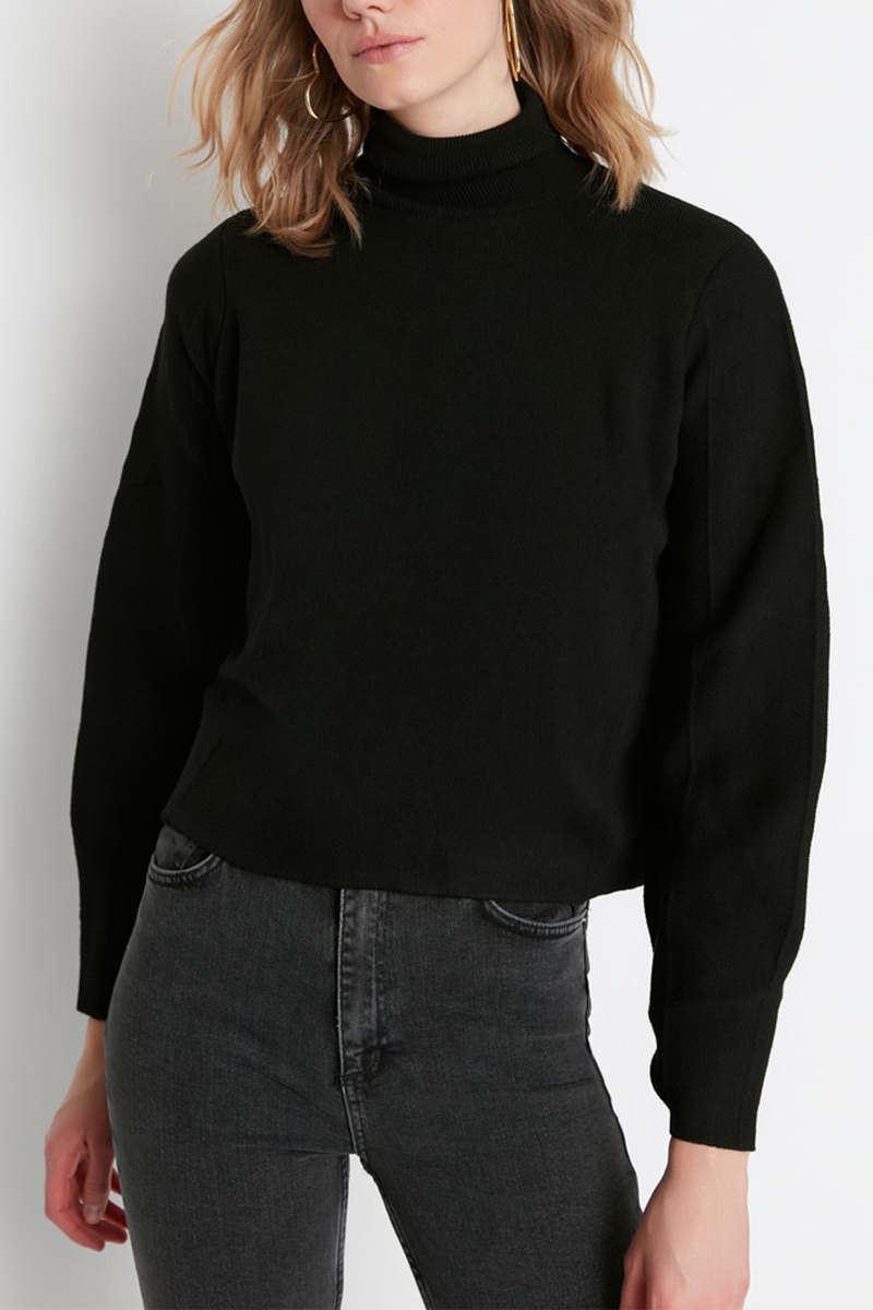 Trendyol Mujer Negro Jersey
