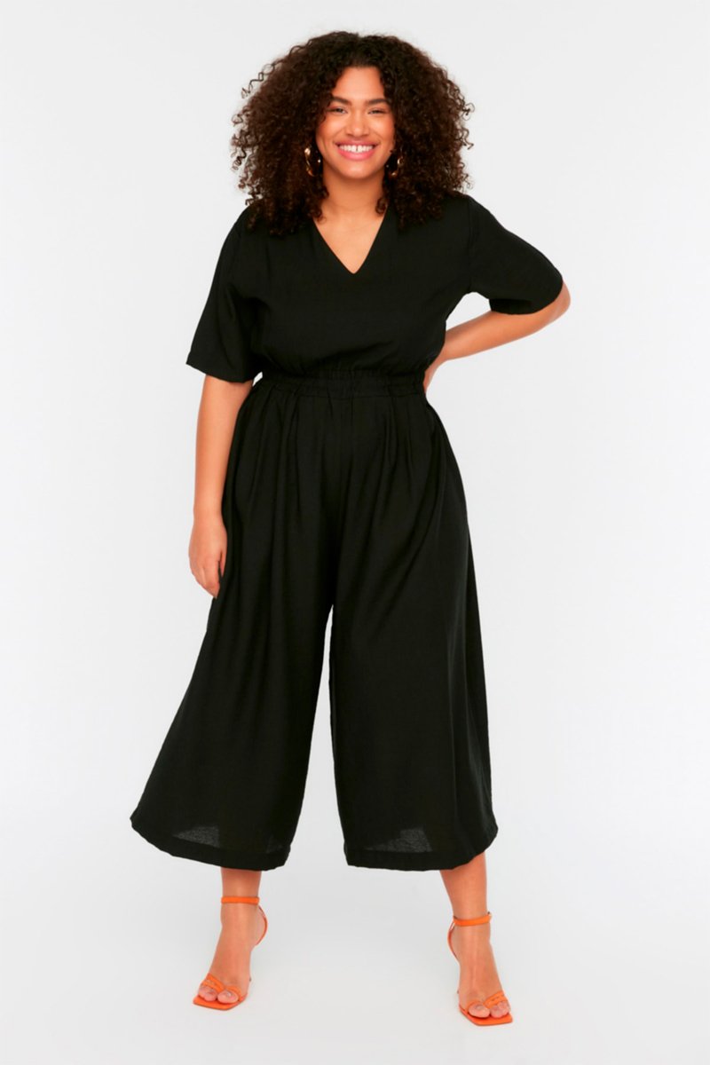 Trendyol Mujer Negro Mono