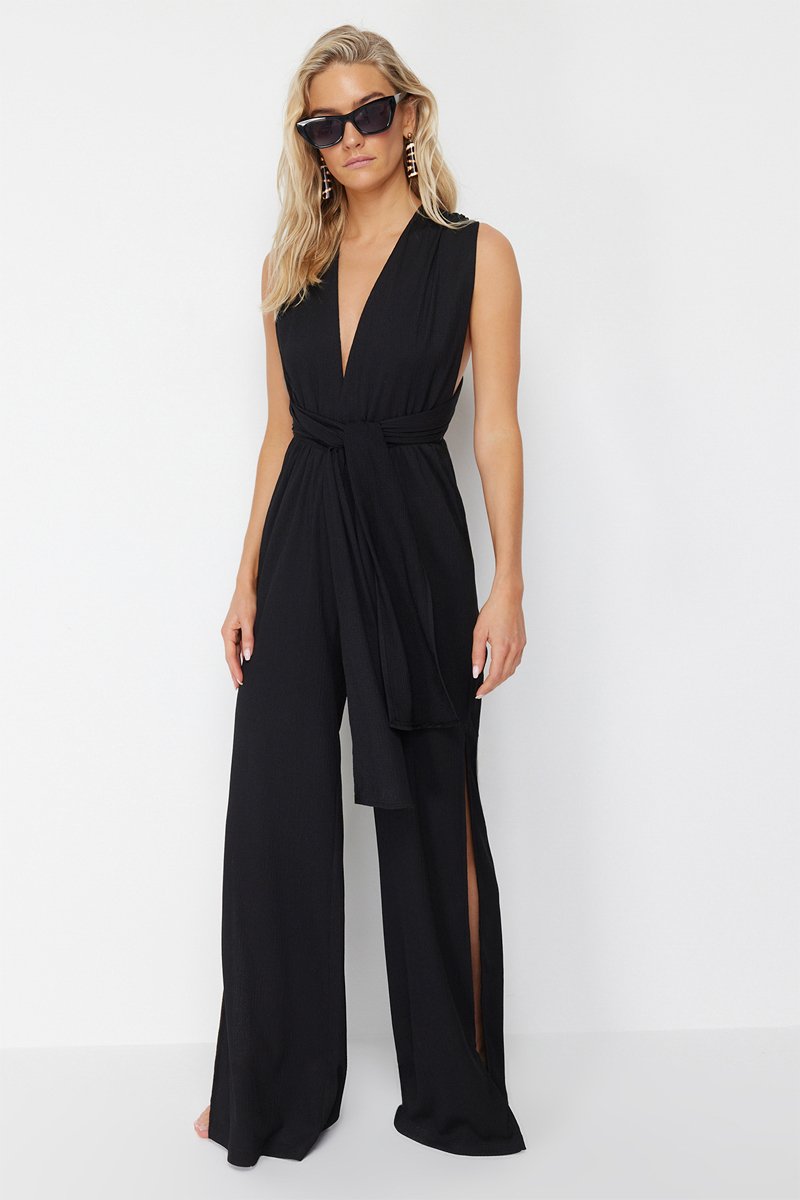 Trendyol Mujer Negro Mono