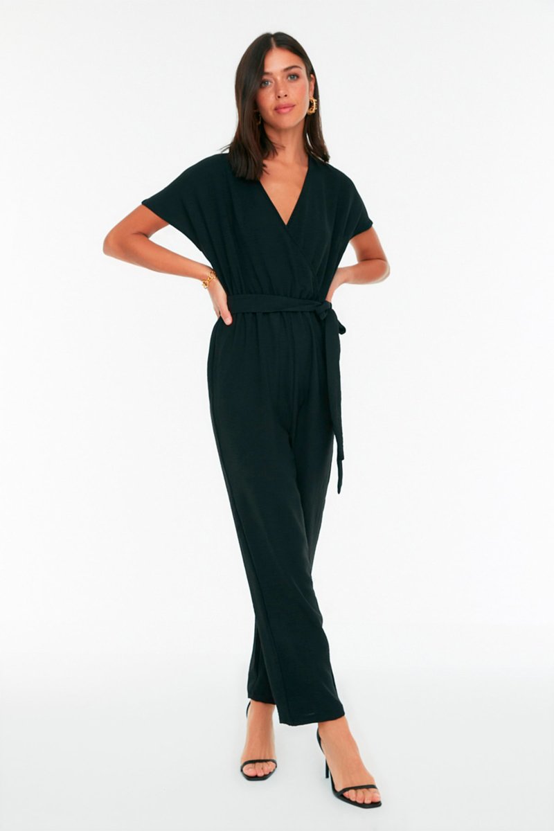 Trendyol Mujer Negro Mono