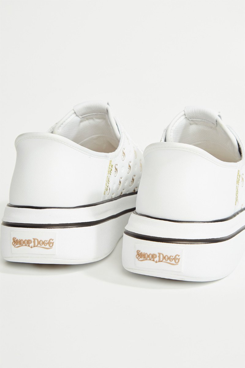 Zapatillas de piel Snoop Dogg - Blanco