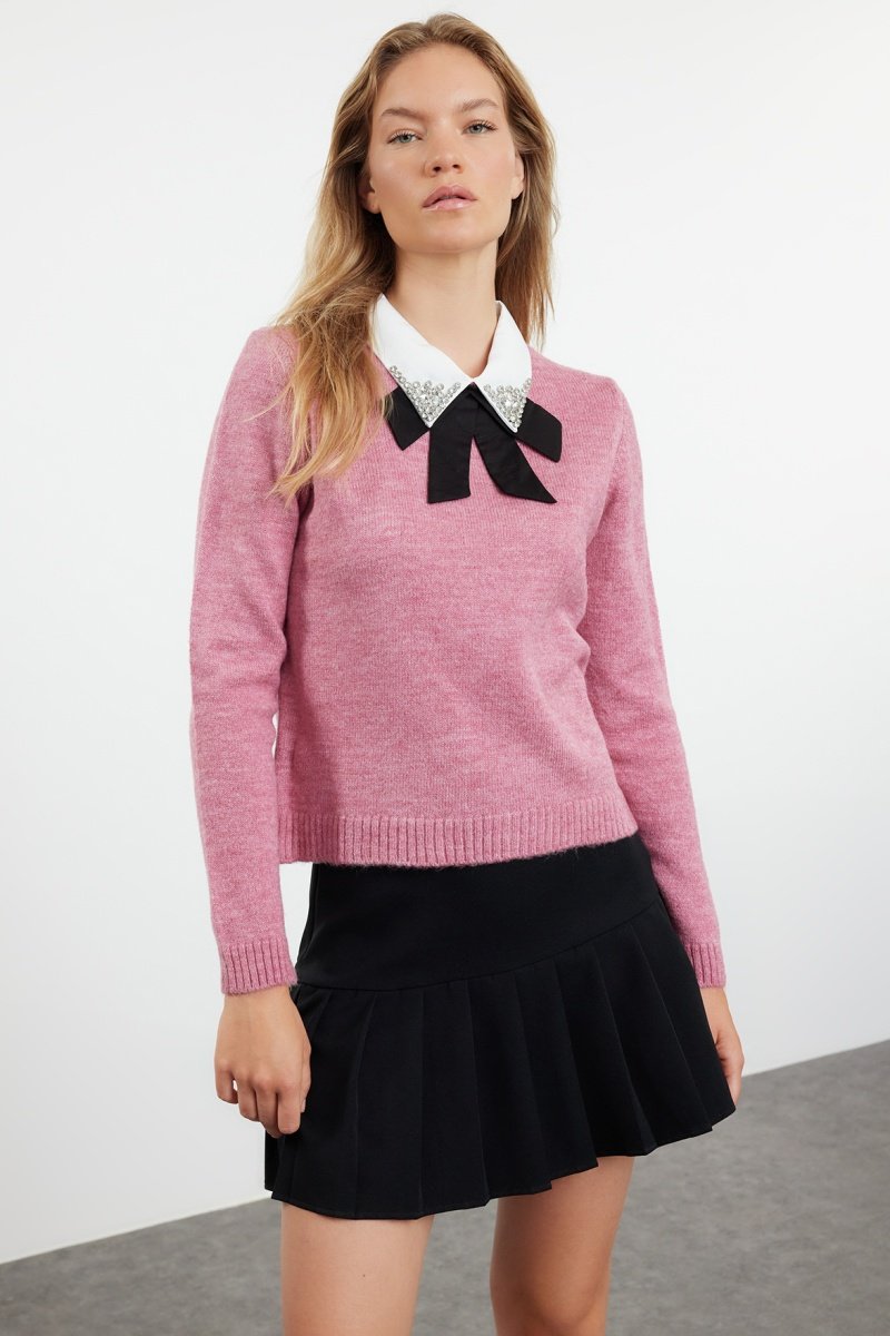Trendyol Mujer Rosa Jersey