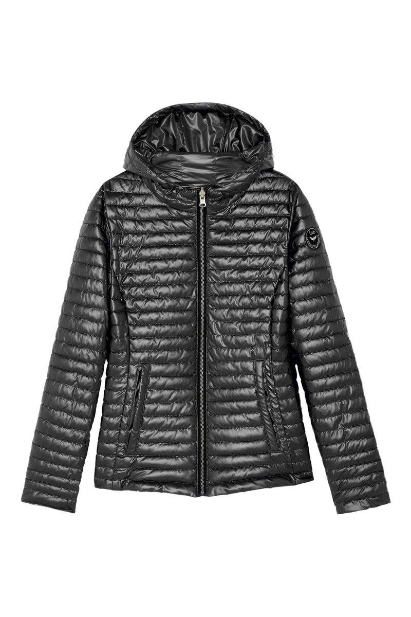 Les Petites Bombes Mujer Negro Anorak Con Capucha