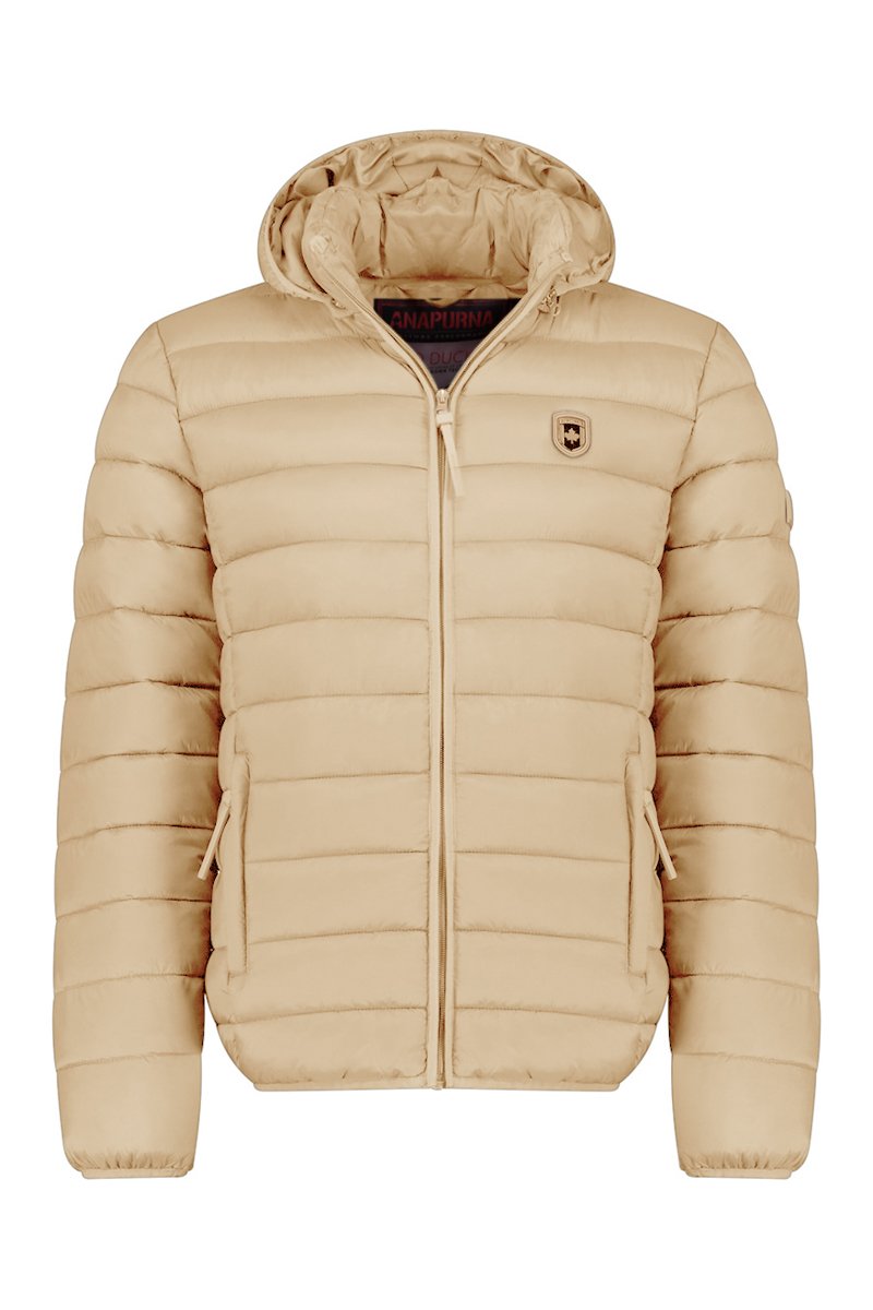 Anapurna Hombre Beige Anorak Con Capucha Amitalana