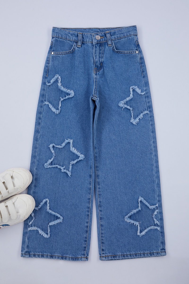 Trendyol Azul Vaquero De Tiro Alto