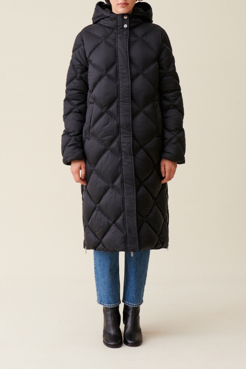 Claudie Pierlot Mujer Negro Anorak Con Capucha
