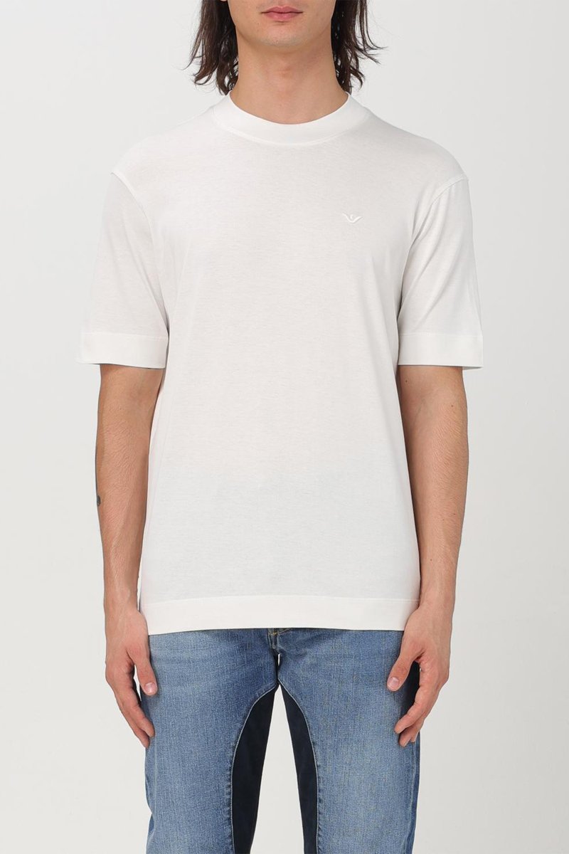 Emporio Armani Hombre Blanco Camiseta