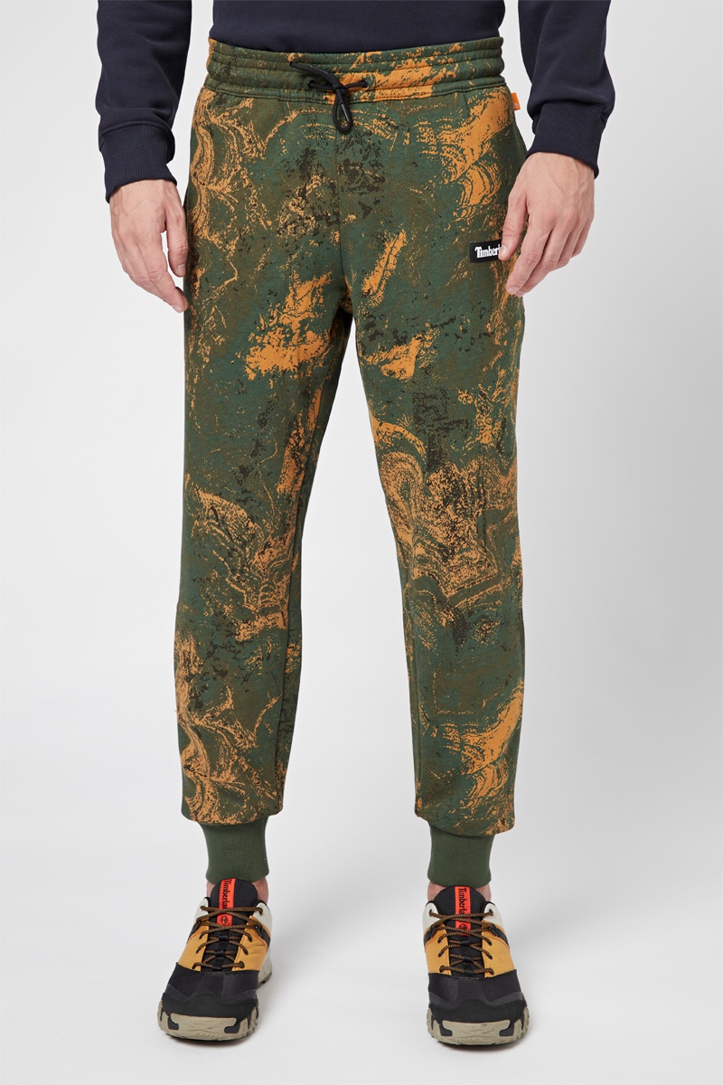 Jogging Kaki et jaune