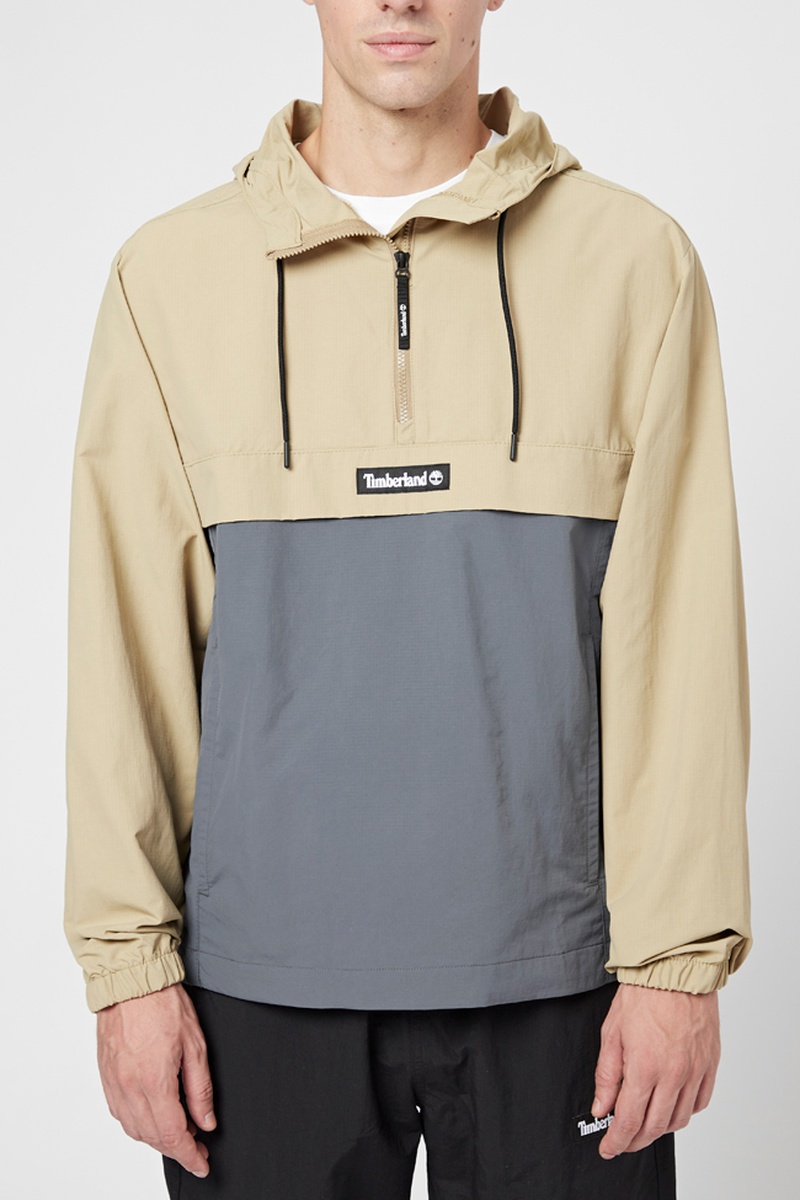 Veste à capuche Beige et gris