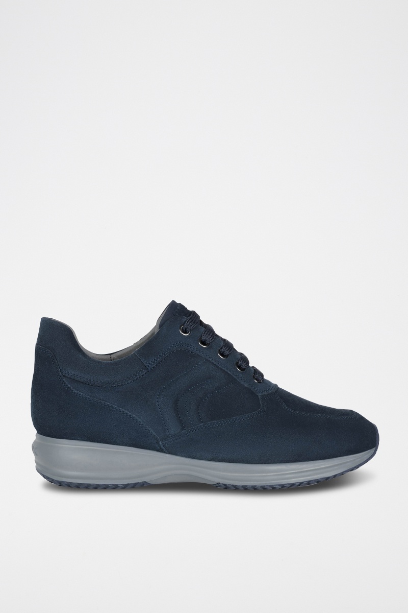 Baskets en nubuck Happy Bleu marine