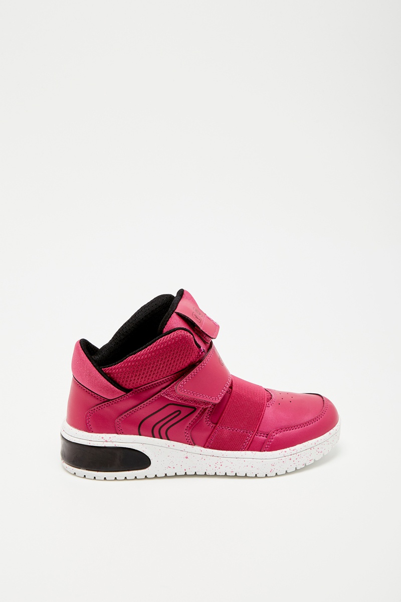 Baskets montantes Xled Fuchsia et noir