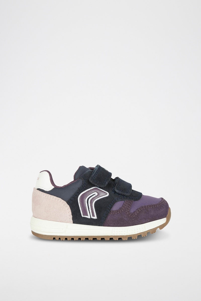 Baskets en nubuck Alben Bleu marine et violet