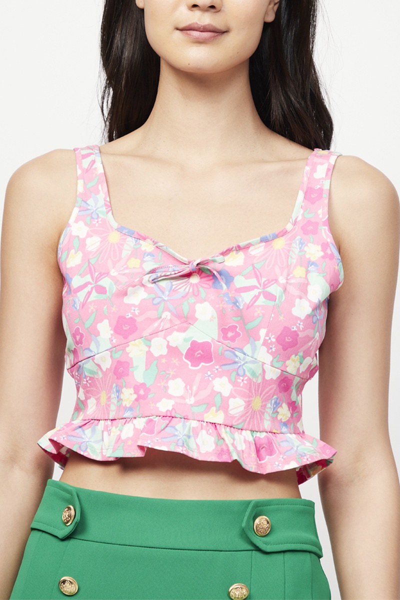 Crop top Fuchsia