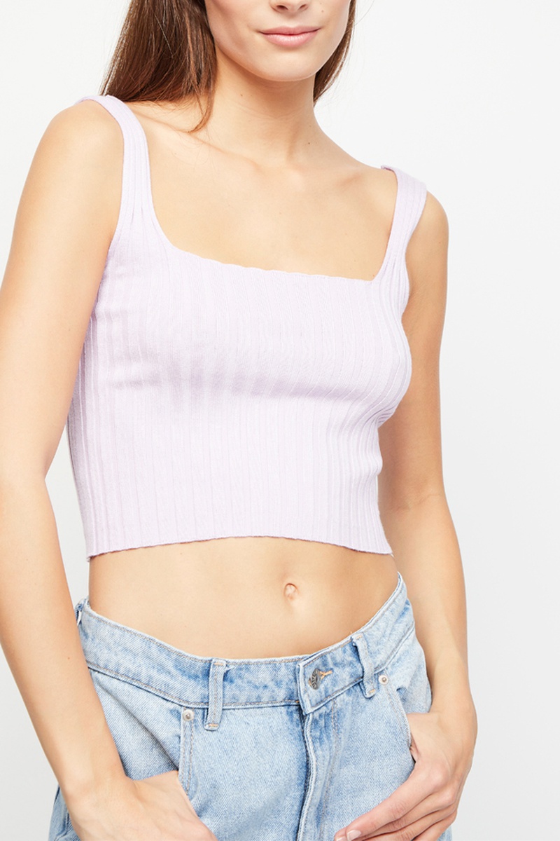 Crop top Mauve