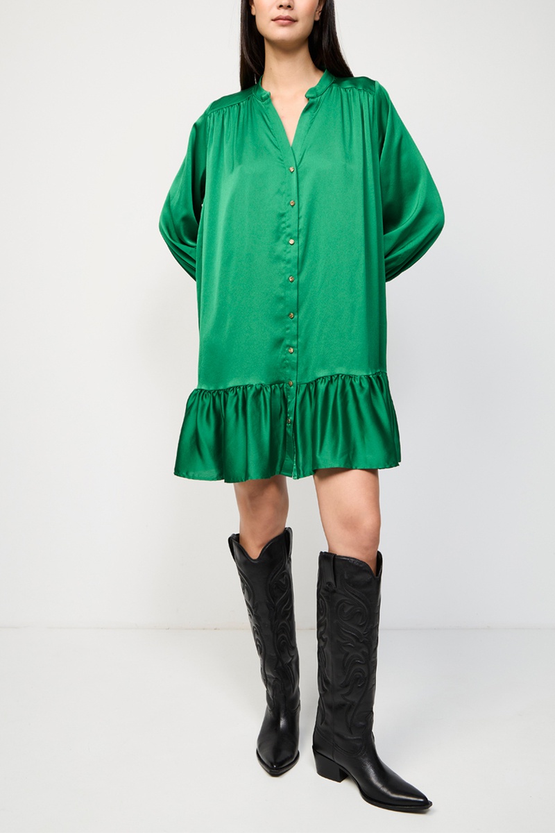 Robe taille basse Vert