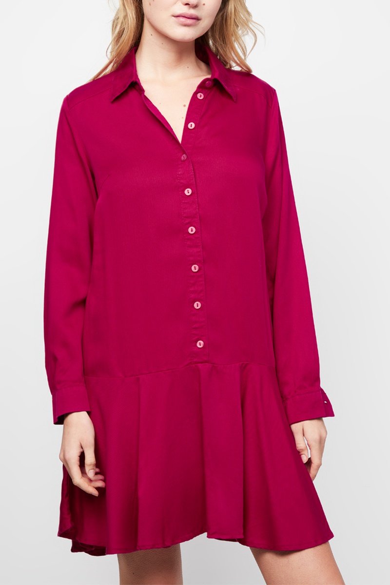 Robe chemise Rouge
