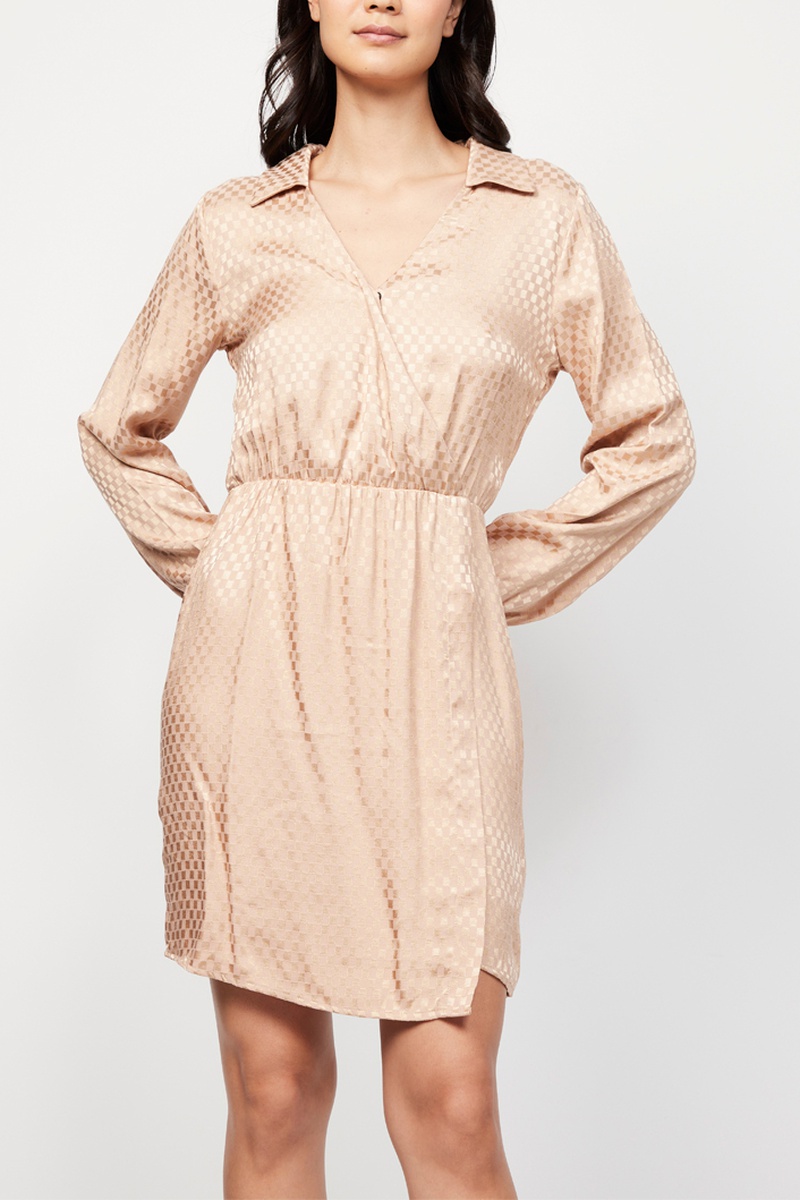 Robe patineuse Beige