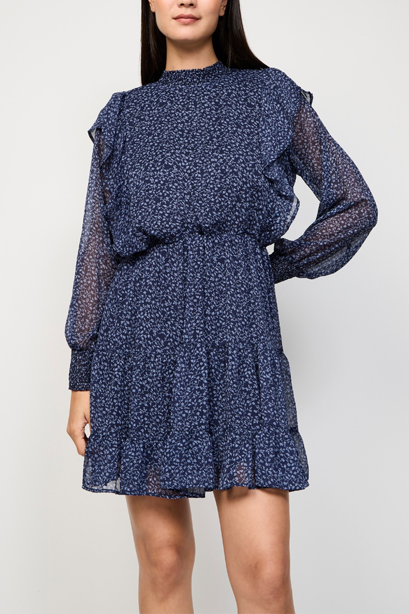 Robe patineuse Bleu marine