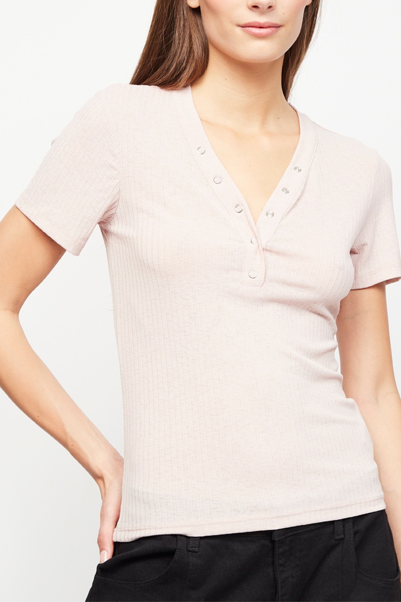 T-shirt Rose poudré