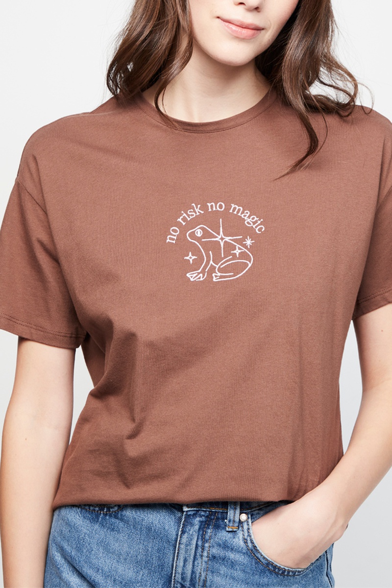 T-shirt Marron